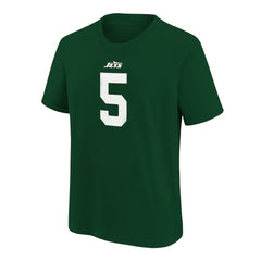 Garrett Wilson New York Jets Youth Player Name & Number T-Shirt Green | Nike for Sale