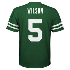Garrett Wilson New York Jets Youth Replica Player Jersey Legacy Green | NFL
