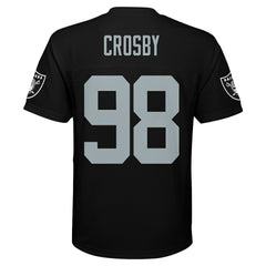 Maxx Crosby Las Vegas Raiders Youth Replica Player Jersey Black | NFL