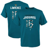 Trevor Lawrence Jacksonville Jaguars Youth Mainliner Drip Player Name & Number T-Shirt Teal | NFL