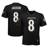 Lamar Jackson Baltimore Ravens Preschool Replica Player Jersey Black | NFL