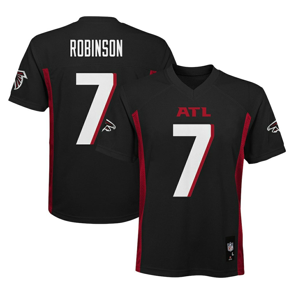 Bijan Robinson Atlanta Falcons Preschool Replica Player Jersey Black | NFL