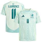 Santiago Giménez Mexico National Team Youth 2024 Away Replica Player Jersey Green | Adidas Online