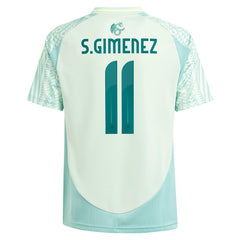 Santiago Giménez Mexico National Team Youth 2024 Away Replica Player Jersey Green | Adidas Online