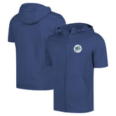 Seattle Mariners Levelwear Recruit Short Sleeve Full-Zip Hoodie - MLB