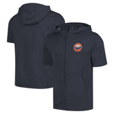 Houston Astros Levelwear Recruit Short Sleeve Full-Zip Hoodie - MLB