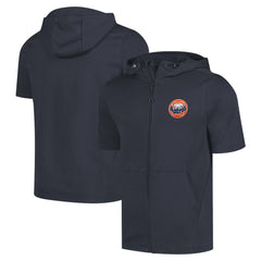 Houston Astros Levelwear Recruit Short Sleeve Full-Zip Hoodie - MLB