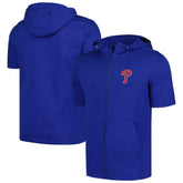 Philadelphia Phillies Levelwear Recruit Short Sleeve Full-Zip Hoodie - MLB