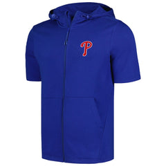 Philadelphia Phillies Levelwear Recruit Short Sleeve Full-Zip Hoodie - MLB