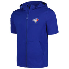 Toronto Blue Jays Levelwear Recruit Short Sleeve Full-Zip Hoodie - MLB