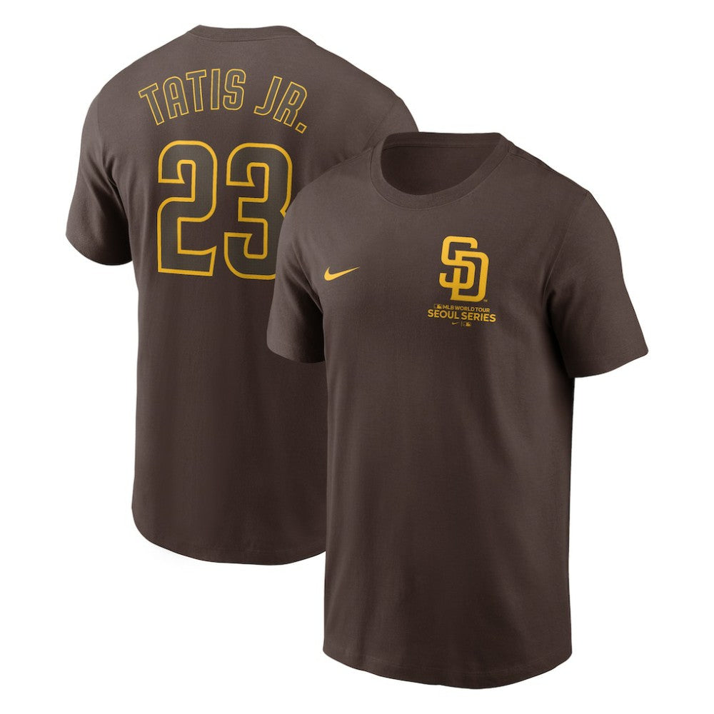 Fernando Tatis Jr. San Diego Padres Nike 2024 MLB World Tour Seoul Series Name & Number T-Shirt - MLB