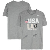 Gisele Thompson & Alyssa Thompson Angel City FC & USWNT Multi-Signed Gray T-Shirt | Fanatics discount