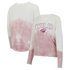 Minnesota Wild Concepts Sport Women's Orchard Tie-Dye Long Sleeve Top - Pink/White - NHL