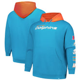 Miami Dolphins Big & Tall Patched Out Pullover Hoodie Aqua | Fanatics