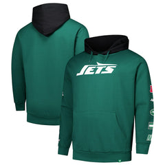 New York Jets Big & Tall Patched Out Pullover Hoodie Green | Fanatics