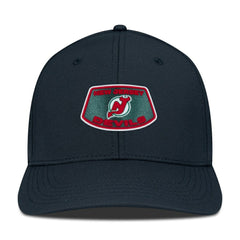 New Jersey Devils Levelwear Retro Skylight Rise Flex Hat - Black - NHL