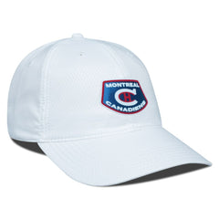 Montreal Canadiens Levelwear Retro Skylight Matrix Adjustable Hat - White - NHL
