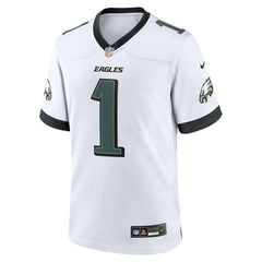 Jalen Hurts Philadelphia Eagles White Game Jersey White | Nike for Sale