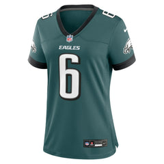 DeVonta Smith Philadelphia Eagles Women's Team Game Jersey Midnight Green | Nike for Sale