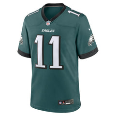 A.J. Brown Philadelphia Eagles Team Game Jersey Midnight Green | Nike for Sale