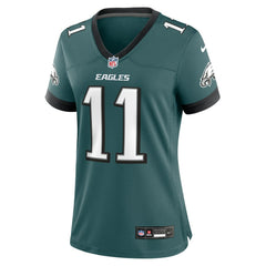 A.J. Brown Philadelphia Eagles Women's Team Game Jersey Midnight Green | Nike for Sale