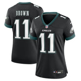 A.J. Brown Philadelphia Eagles Women's Alternate Game Jersey Black | Nike for Sale