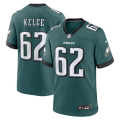 Jason Kelce Philadelphia Eagles Team Game Jersey Midnight Green | Nike for Sale