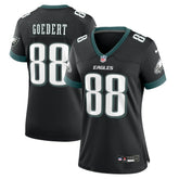 Dallas Goedert Philadelphia Eagles Women's Alternate Game Jersey Black | Nike for Sale