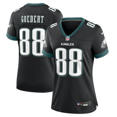 Dallas Goedert Philadelphia Eagles Women's Alternate Game Jersey Black | Nike for Sale