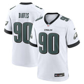 Jordan Davis Philadelphia Eagles White Game Jersey White | Nike for Sale