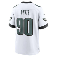 Jordan Davis Philadelphia Eagles White Game Jersey White | Nike for Sale