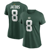 Josh Jacobs Green Bay Packers Women's Player Name & Number T-Shirt Green | Nike for Sale
