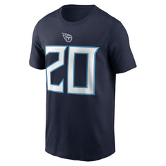 Tony Pollard Tennessee Titans Player Name & Number T-Shirt Navy | Nike for Sale