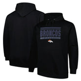 Denver Broncos Big & Tall Pop Pullover Hoodie Black | Fanatics