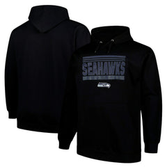 Seattle Seahawks Big & Tall Pop Pullover Hoodie Black | Fanatics