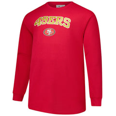 San Francisco 49ers Big & Tall Thermal Long Sleeve T-Shirt Scarlet | Fanatics