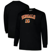Cincinnati Bengals Big & Tall Thermal Long Sleeve T-Shirt Black | Fanatics