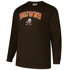 Cleveland Browns Big & Tall Throwback Thermal Long Sleeve T-Shirt Brown | Fanatics