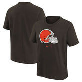 Cleveland Browns Youth Logo T-Shirt Brown | Nike for Sale
