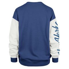 New York Knicks '47 Women's Plus Size Oversized Rise Andie Pullover Sweatshirt Blue - NBA