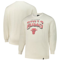 Chicago Bulls '47 Big & Tall Spotlight Headline Pullover Sweatshirt Cream - NBA