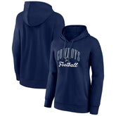 Dallas Cowboys Women's Victory Script Pullover Hoodie Navy | NFL