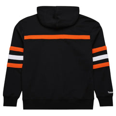 Cincinnati Bengals Vintage Logo Head Coach Fleece Pullover Hoodie Black | NFL