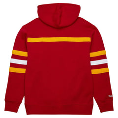 Kansas City Chiefs Vintage Logo Head Coach Fleece Pullover Hoodie Red | NFL