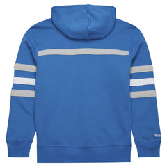 Detroit Lions Vintage Logo Head Coach Fleece Pullover Hoodie Blue | NFL