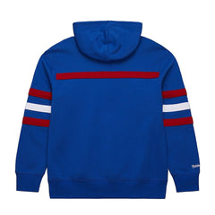 New England Patriots Vintage Logo Head Coach Fleece Pullover Hoodie Royal | NFL