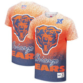 Chicago Bears Team Burst Vintage Logo T-Shirt White | Mitchell & Ness