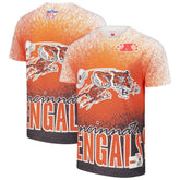 Cincinnati Bengals Team Burst Vintage Logo T-Shirt White | Mitchell & Ness