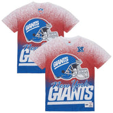 New York Giants Team Burst Vintage Logo T-Shirt White | Mitchell & Ness