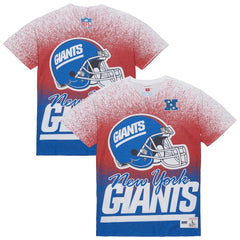 New York Giants Team Burst Vintage Logo T-Shirt White | Mitchell & Ness